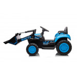 Elektrický traktor s lyžicou BW-X002A- modrý